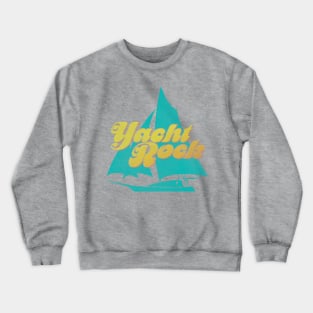 Yacht Rock Party Boat Drinking design - Captain's Yacht Crewneck Sweatshirt